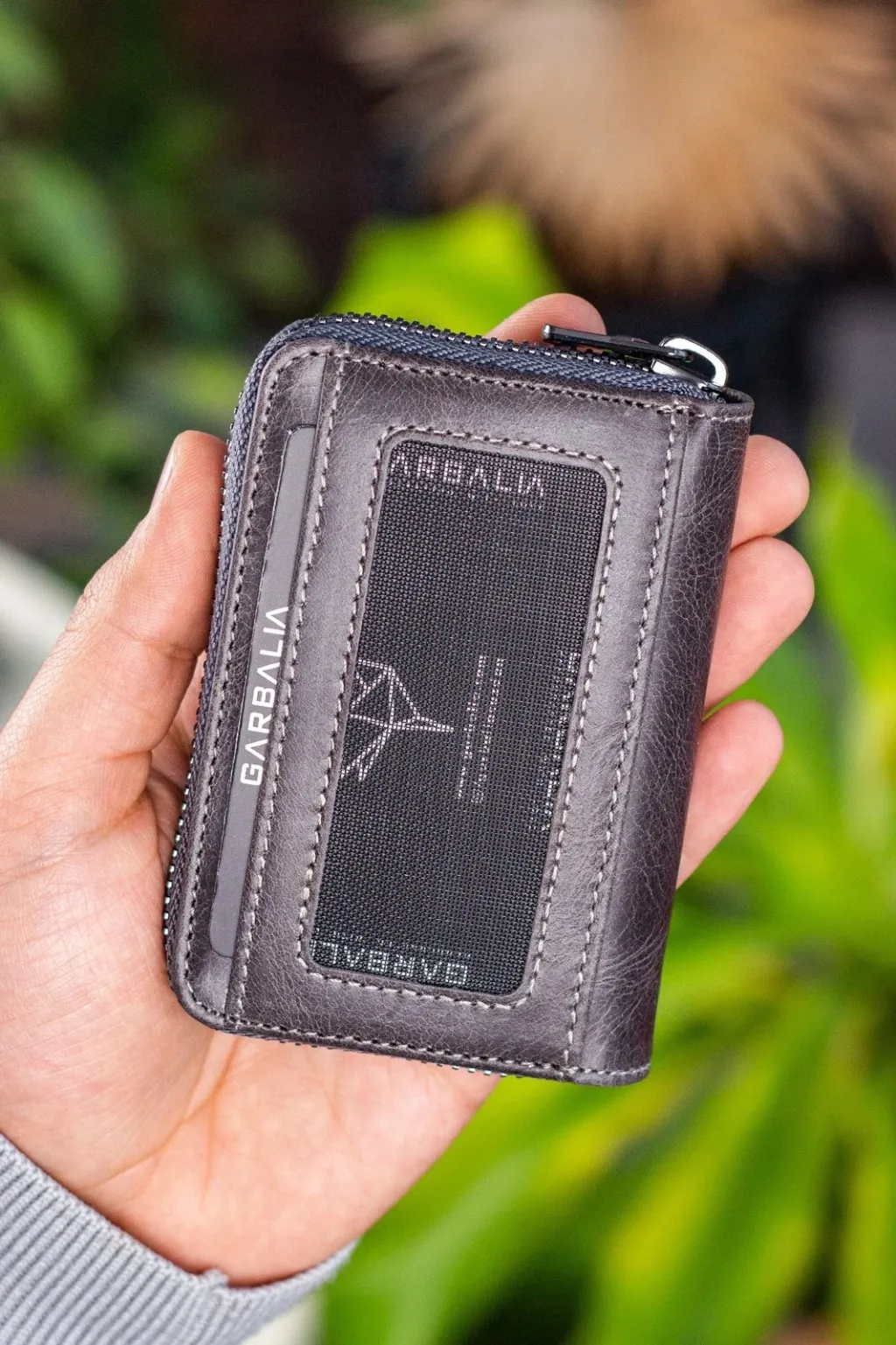 Mbajtës kartelash Zoozie Bags, Clovis, ngjyrë gri - 1