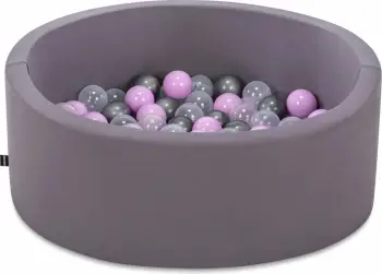 Pishinë topash me topa, ngjyrë gri, Bubble Pops v7, Evila Originals