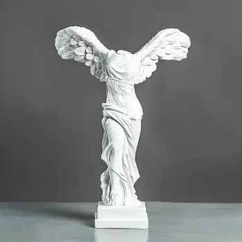 Objekt dekorativ Evila Originals, i bardhë, CY0332, 38x27x19cm