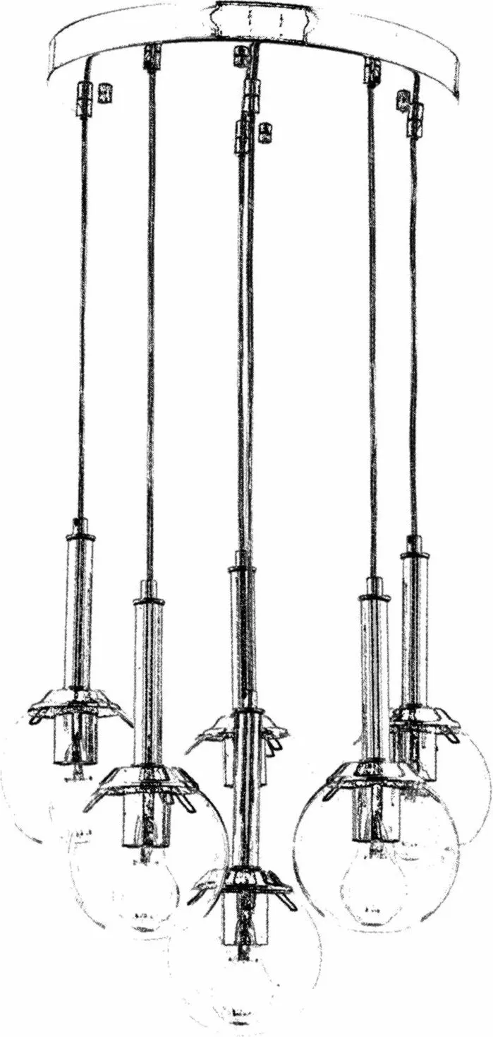Llambadar Opviq, krom, AV-1781-6KT - 3