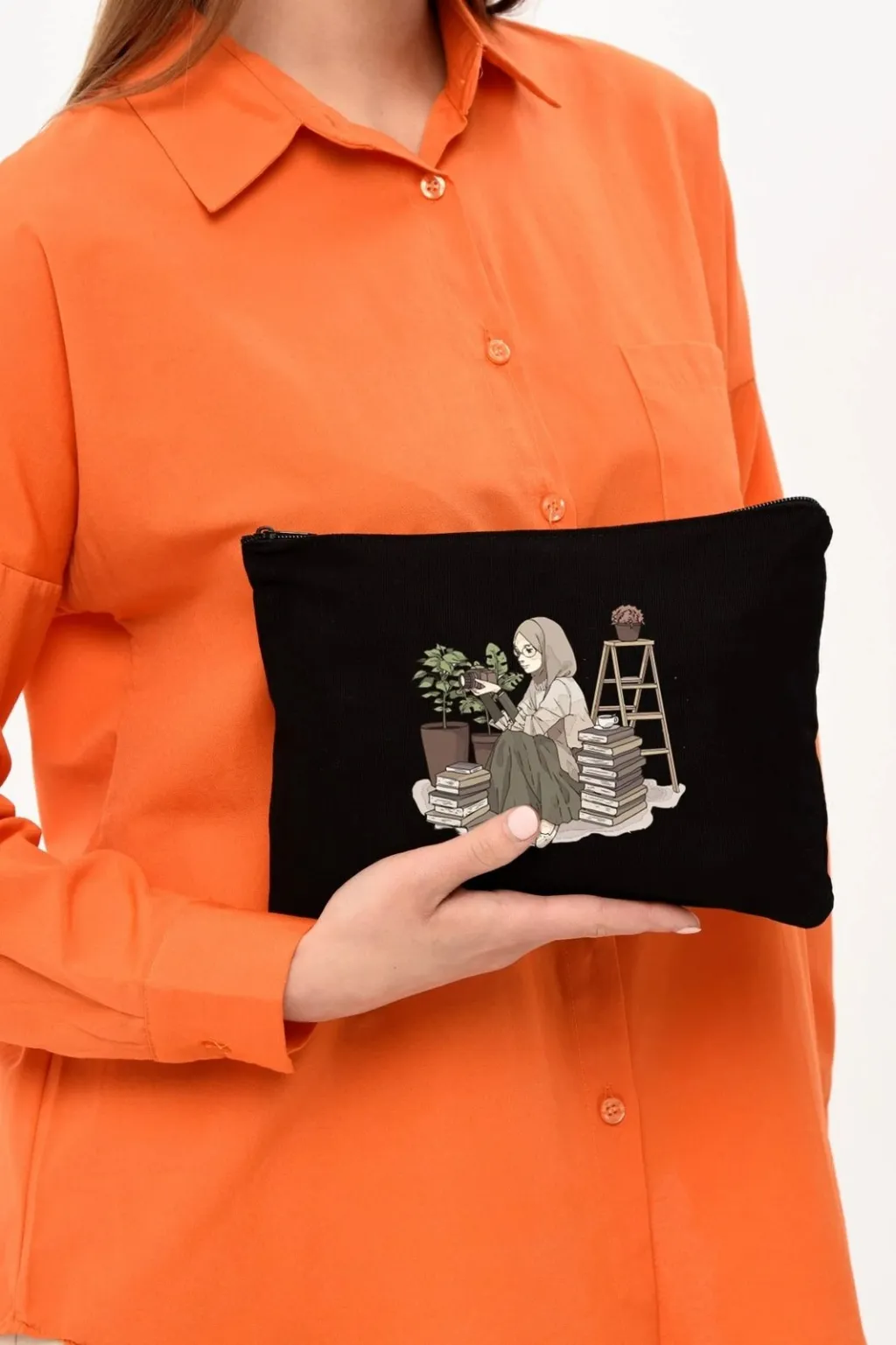 Çantë make-up Zoozie Bags, e zezë, 25x18cm - 5