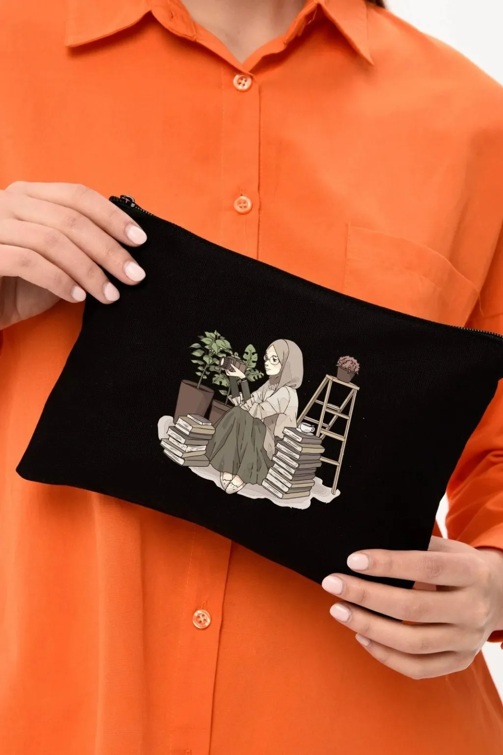Çantë make-up Zoozie Bags, e zezë, 25x18cm - 6