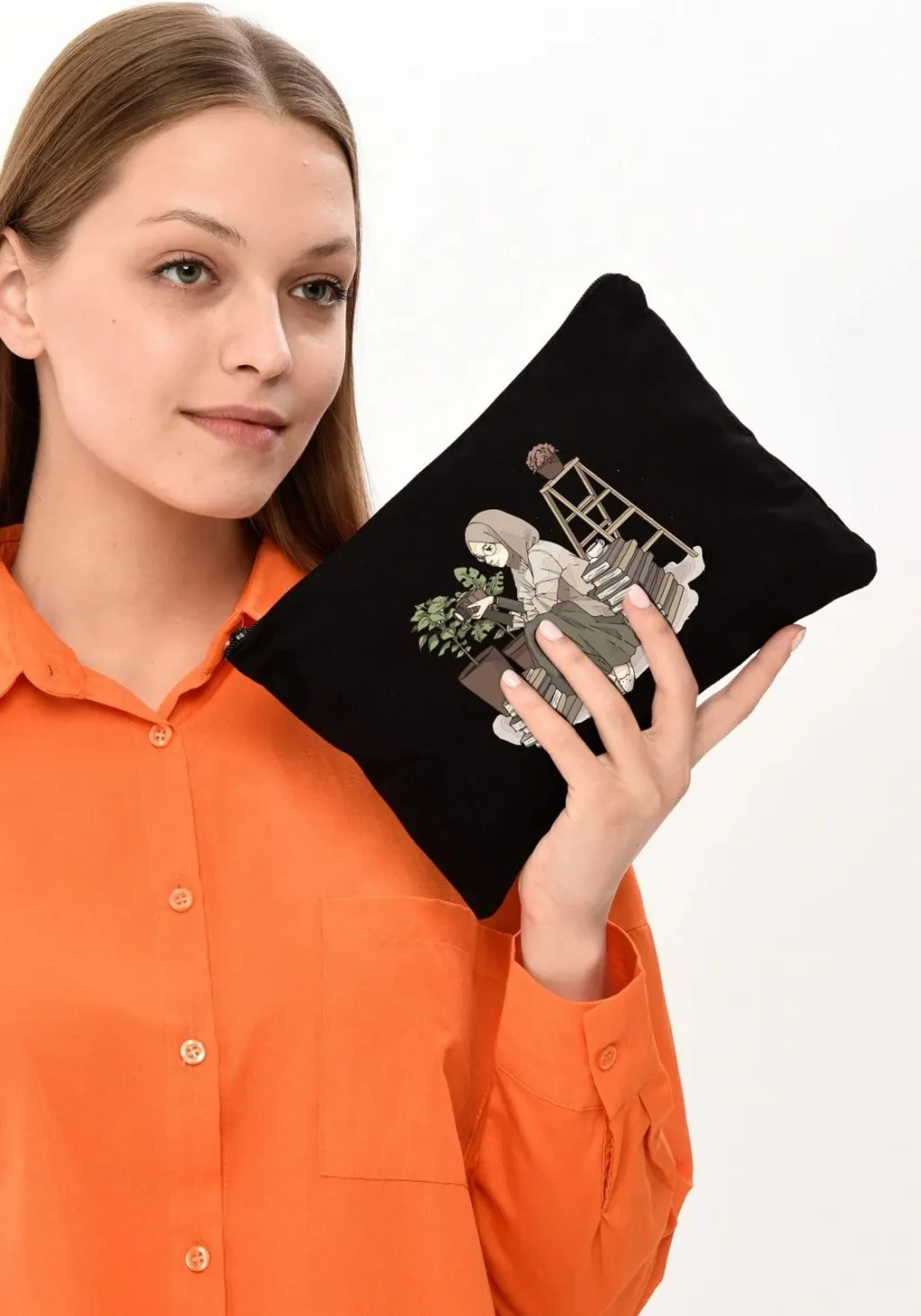 Çantë make-up Zoozie Bags, e zezë, 25x18cm - 8