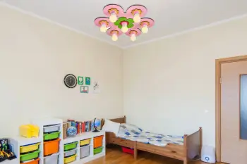 Llambë tavani prej druri, ngjyrë rozë, Opviq L1538
