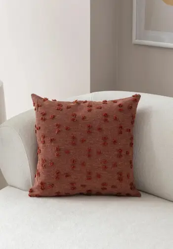 Jastëk mbulesë, ngjyrë e kuqe kafe, Tuffet, Evila Originals