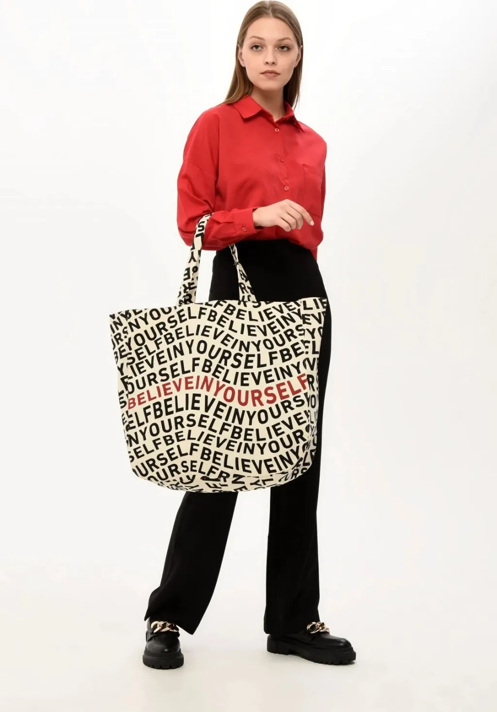 Çantë tote Zoozie Bags, krem, 2046 - 2