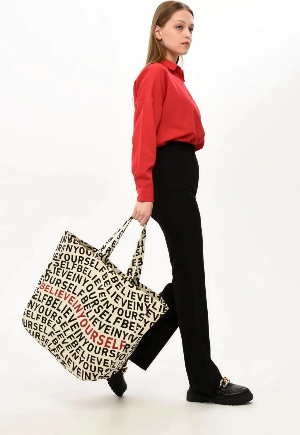 Çantë tote Zoozie Bags, krem, 2046 - 5