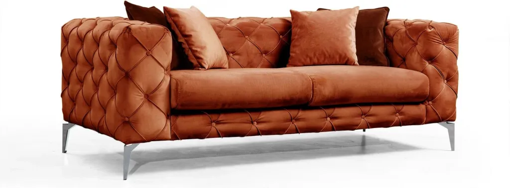 Divan dy ulëshe, ngjyrë portokalli, Atelier del Sofa, Como - 3