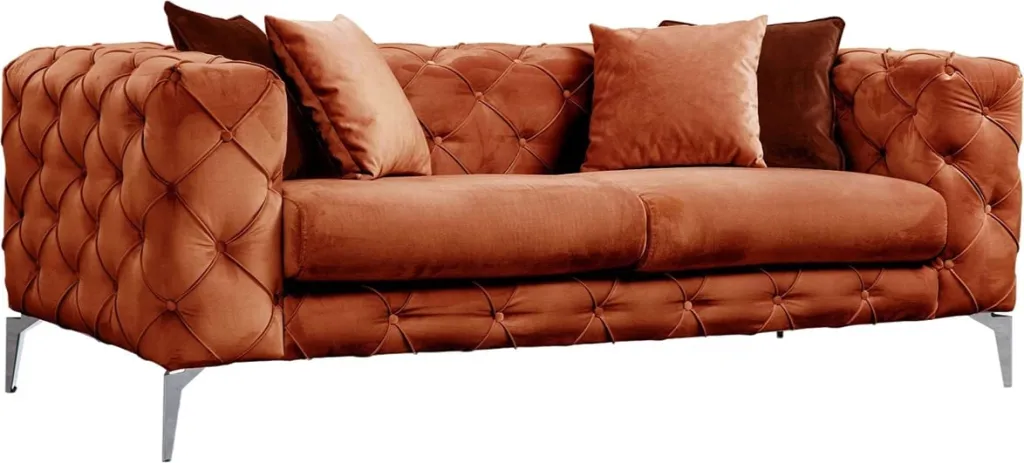 Divan dy ulëshe, ngjyrë portokalli, Atelier del Sofa, Como - 7