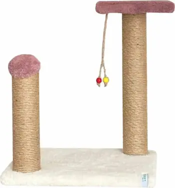 Dërrasë për gërvishtje për mace, ngjyrë dusty rose, Paws & Whiskers