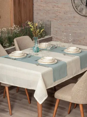 Set mbulesash tavoline (2 copë), L'essentiel, Jasmine 220, krem
