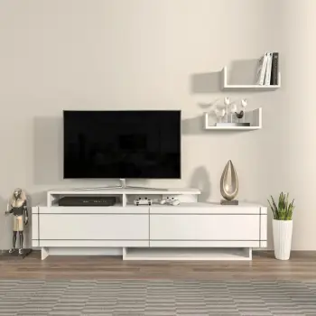 Komodë TV Skye Decor, Tammy, e bardhë