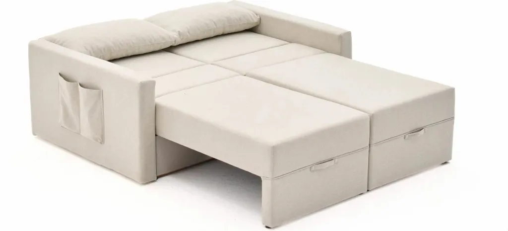 Divan-krevat dy vendësh, Atelier del Sofa, Saros, krem - 7
