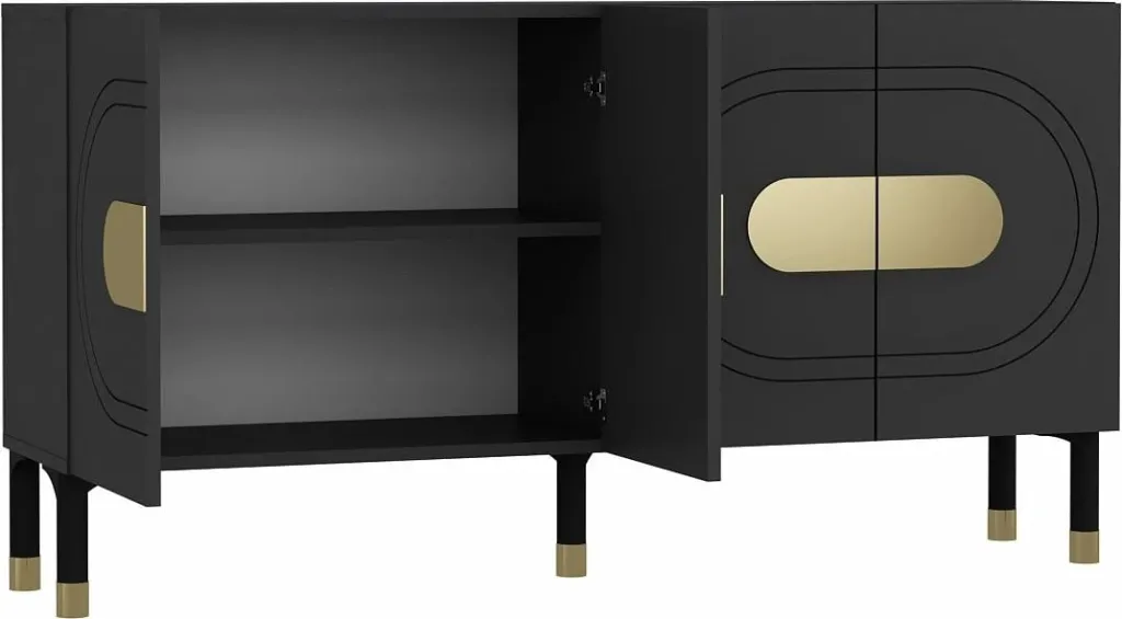 Konsolë Skye Decor, Demet, anthracite, ari - 6