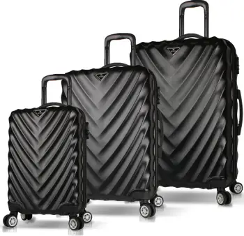 Set valixhesh (3 copë), Zoozie Bags, 6623, ngjyrë e zezë