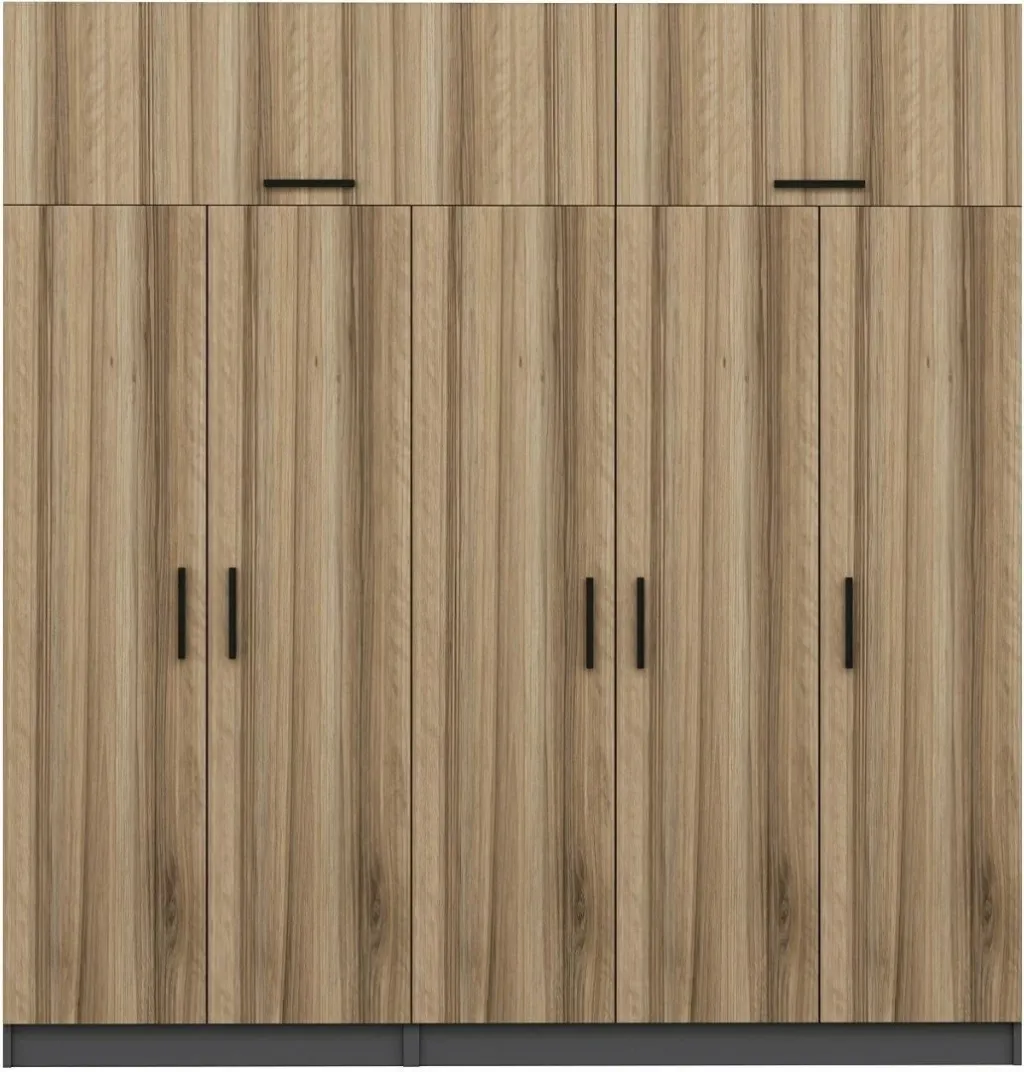 Dollap i madh për dhomë gjumi, ngjyrë Dore, Skye Decor, 5201 - 5