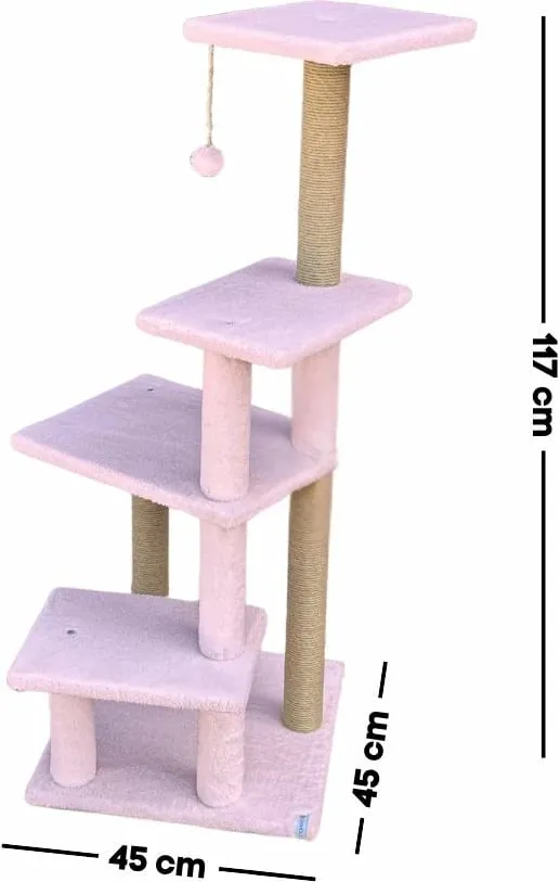 Dërrasë për gërvishtje për mace, rozë, Paws & Whiskers, Alessi - 4