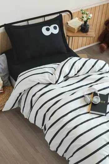 Set mbulesë jorgani XXL Funny, ngjyrë e zezë, L'essentiel