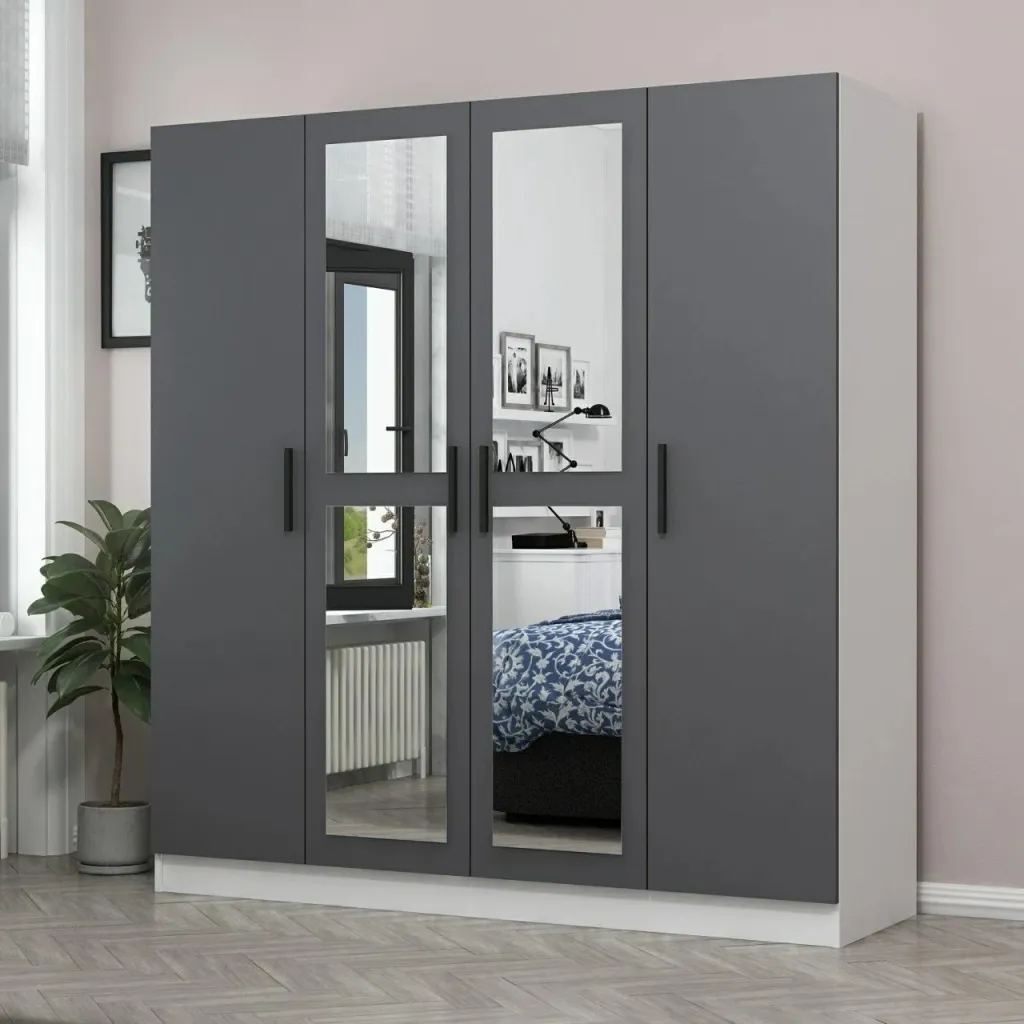 Dollap Skye Decor, anthracite, 180x210x52cm - 1