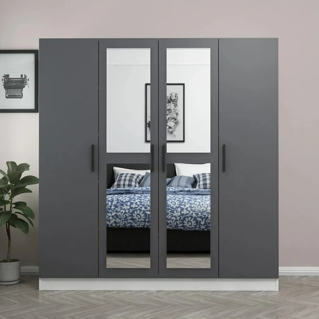 Dollap Skye Decor, anthracite, 180x210x52cm - 2