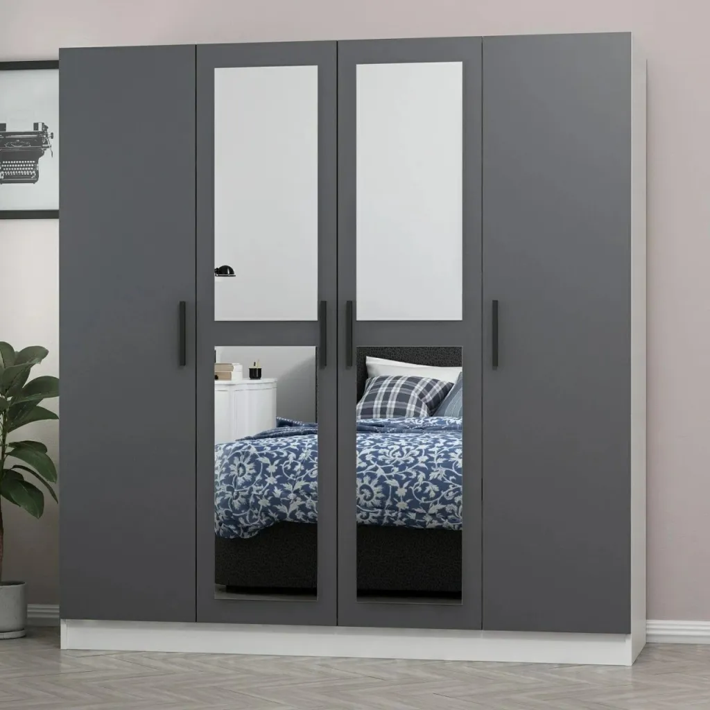 Dollap Skye Decor, anthracite, 180x210x52cm - 3
