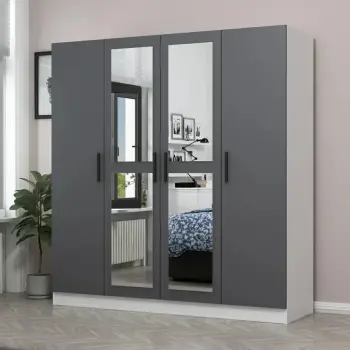 Dollap Skye Decor, anthracite, 180x210x52cm