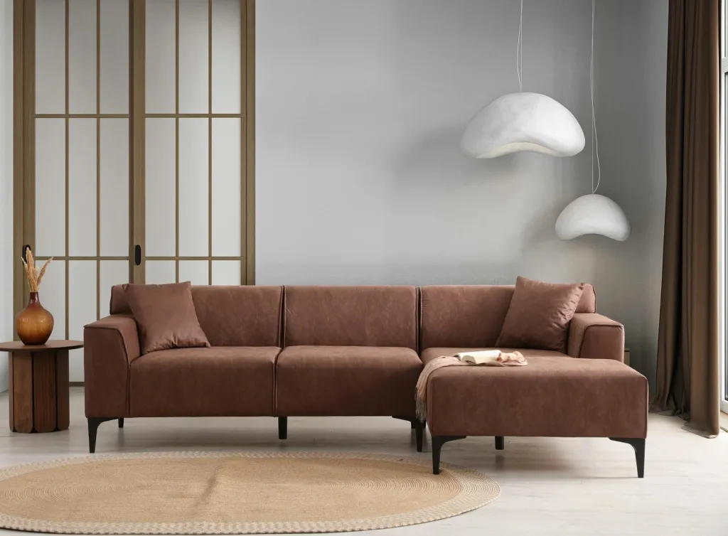 Këndare Petra, ngjyrë konjak, Atelier del Sofa - 2