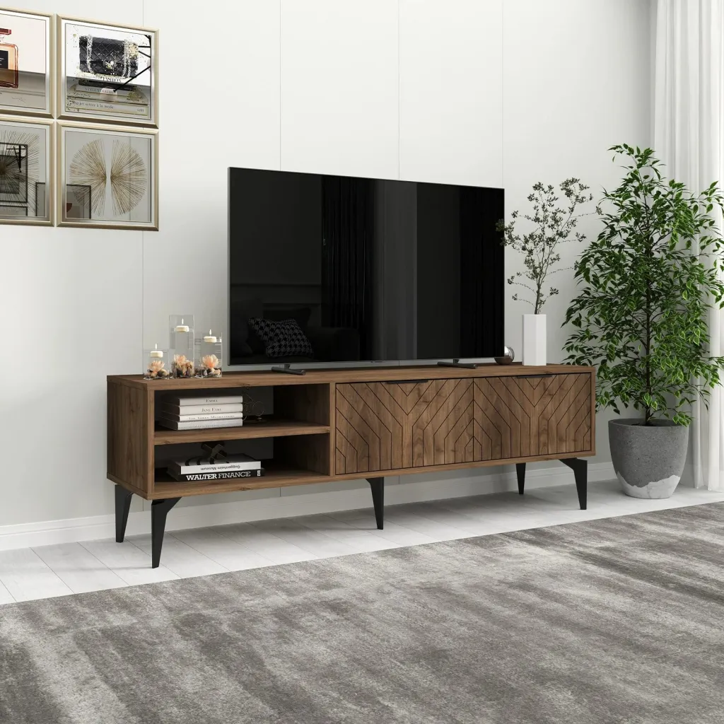 Komodë TV Skye Decor, Regina, ngjyrë arre - 2