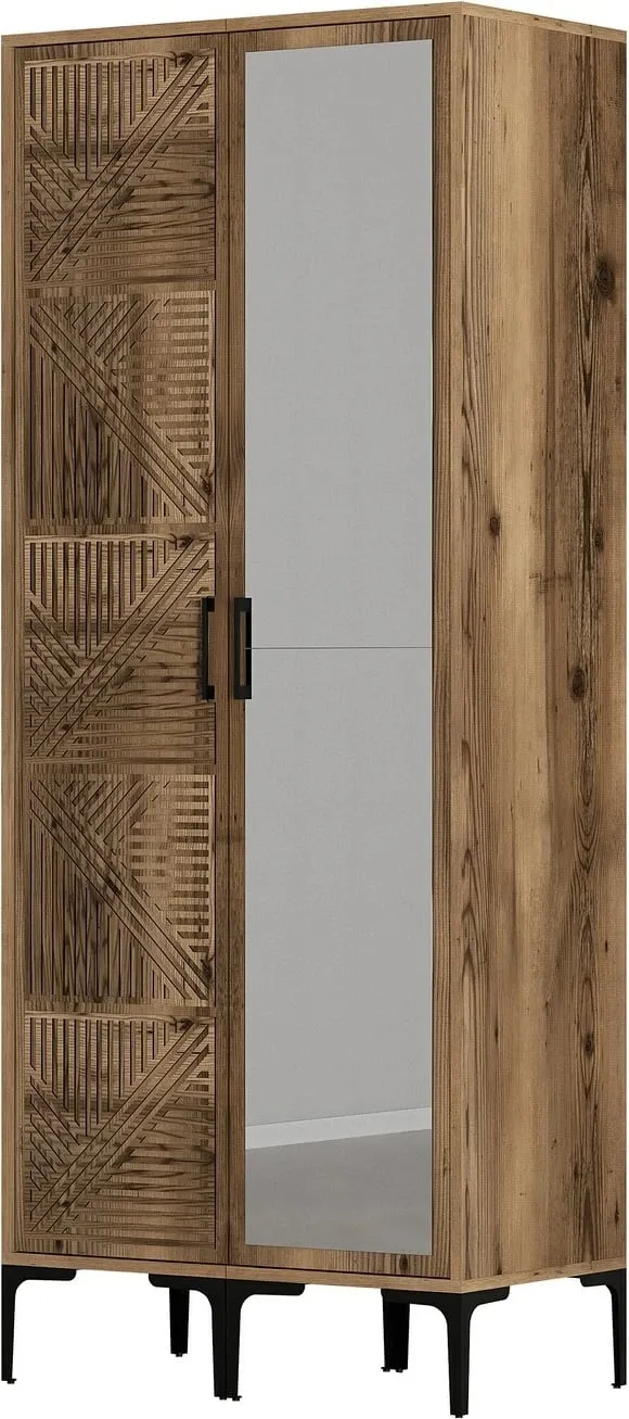 Dollap Skye Decor, ngjyrë arre, Kumsal PR - 5