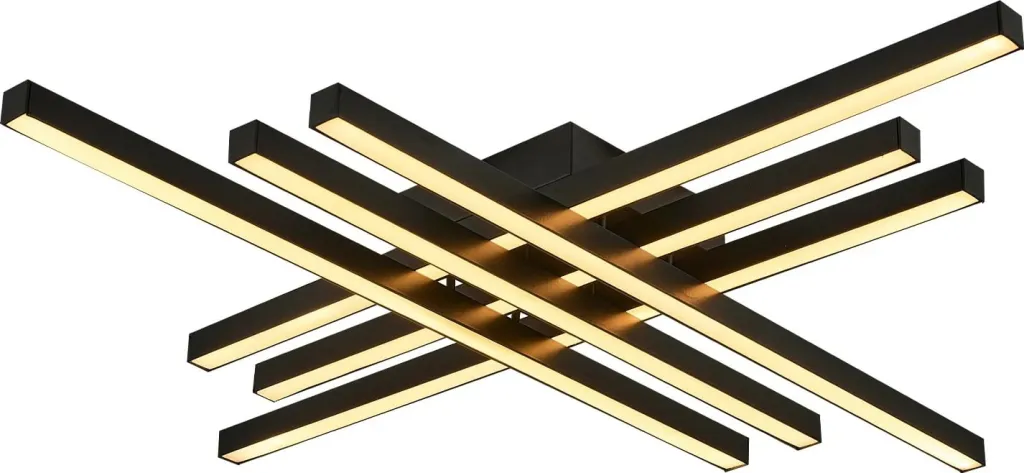 Llambë tavani moderne, Opviq, e zezë, L1248 - 2
