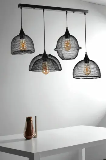 Llambë tavani Opviq, 9077-3, metal i zi