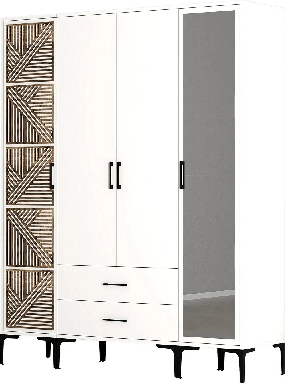Dollap Skye Decor, Kumsal PTR, i bardhë - 5