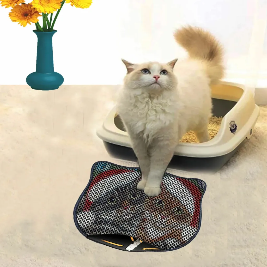 Tapet për rërë mace, shumëngjyrësh, Paws & Whiskers, Kdkafa0165, 40x50cm - 1