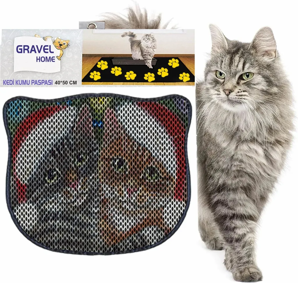 Tapet për rërë mace, shumëngjyrësh, Paws & Whiskers, Kdkafa0165, 40x50cm - 2