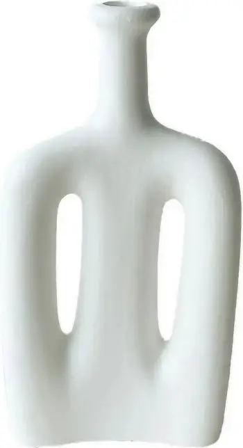 Vazo Evila Originals, CY0120, e bardhë, 15x5x27cm