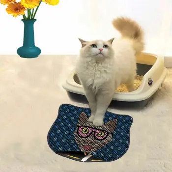 Tapet për rërë mace, shumëngjyrësh, Paws & Whiskers, Kdkafa0188, 40x50cm