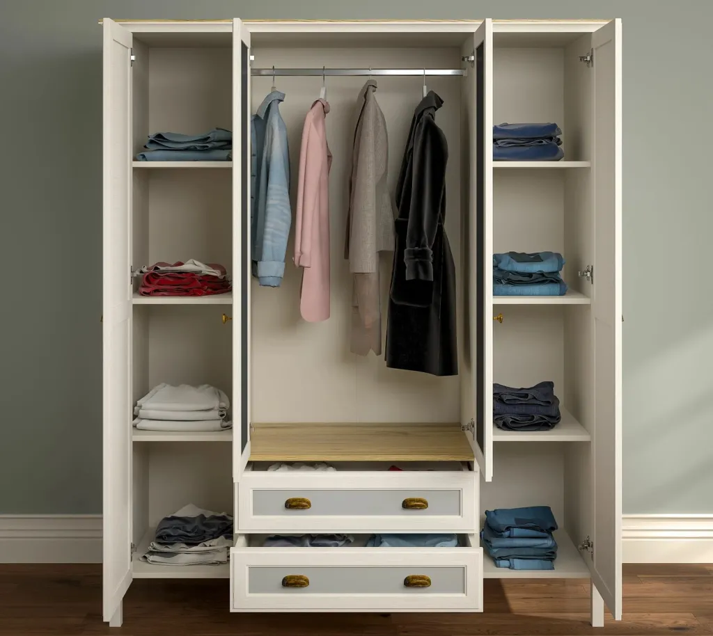 Dollap Skye Decor, FRN-21001, krem, lis, gri - 3