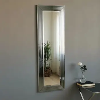 Pasqyrë moderne, ngjyrë argjendi, Skye Decor, A302D, 40x120cm