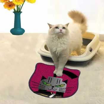 Tapet për rërë mace, shumëngjyrësh, Paws & Whiskers, Kdkafa0182, 40x50cm