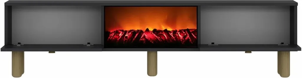 Komodë TV Skye Decor, oxhak Polen Bohem, antracit - 5