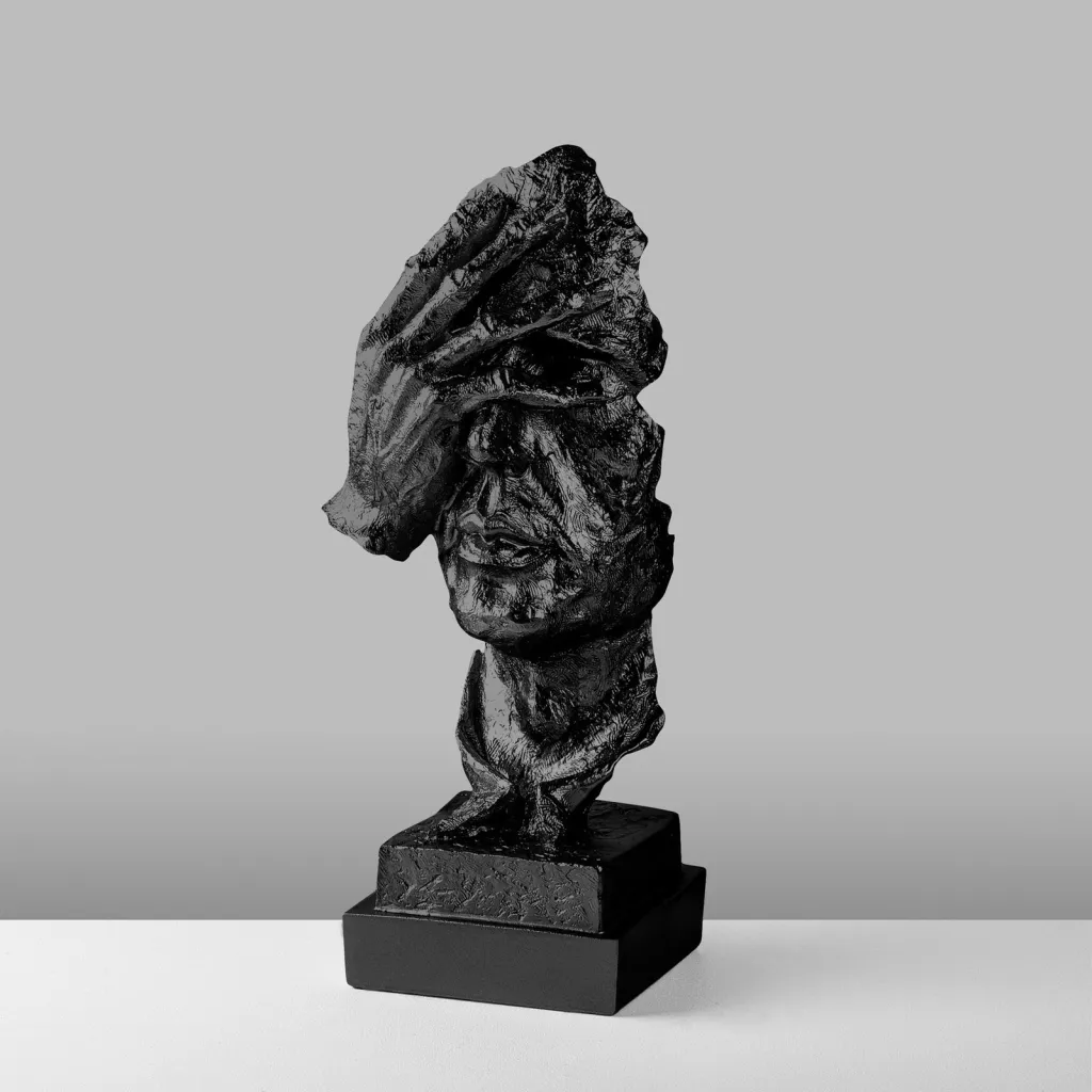 Objekt dekorativ Evila Originals, Yak-032-C, ngjyrë e zezë - 6