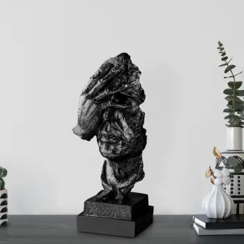 Objekt dekorativ Evila Originals, Yak-032-C, ngjyrë e zezë