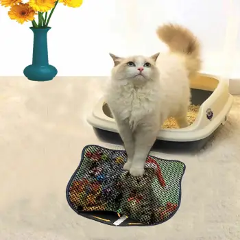Tapet për rërë mace, shumëngjyrësh, Paws & Whiskers, Kdkafa0167, 40x50cm