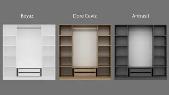 Dollap Skye Decor, ngjyrë lis dhe arre, 2298