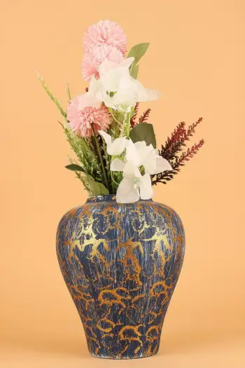 Vazo dekorative, shumëngjyrëshe, Evila Originals, YL744, 16x19cm