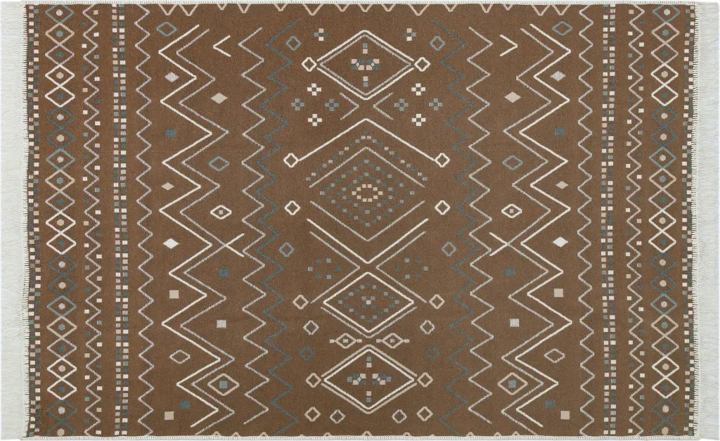 Qilim Conceptum Hypnose, 80x300cm, bezhë, kaltër, mink - 3