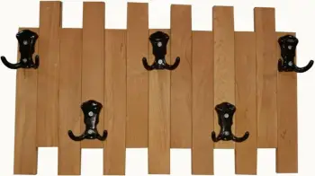 Varëse palltosh druri, Skye Decor, MYM08, ngjyrë kafe, 51x31cm