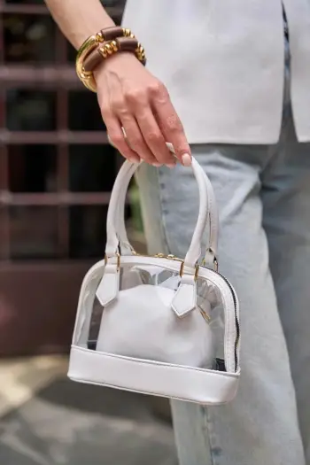 Çantë dore Zoozie Bags, MK1020225SV10-023, e bardhë