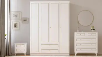 Set dhome për të rinj Skye Decor, ngjyrë e bardhë mat, Rb-081