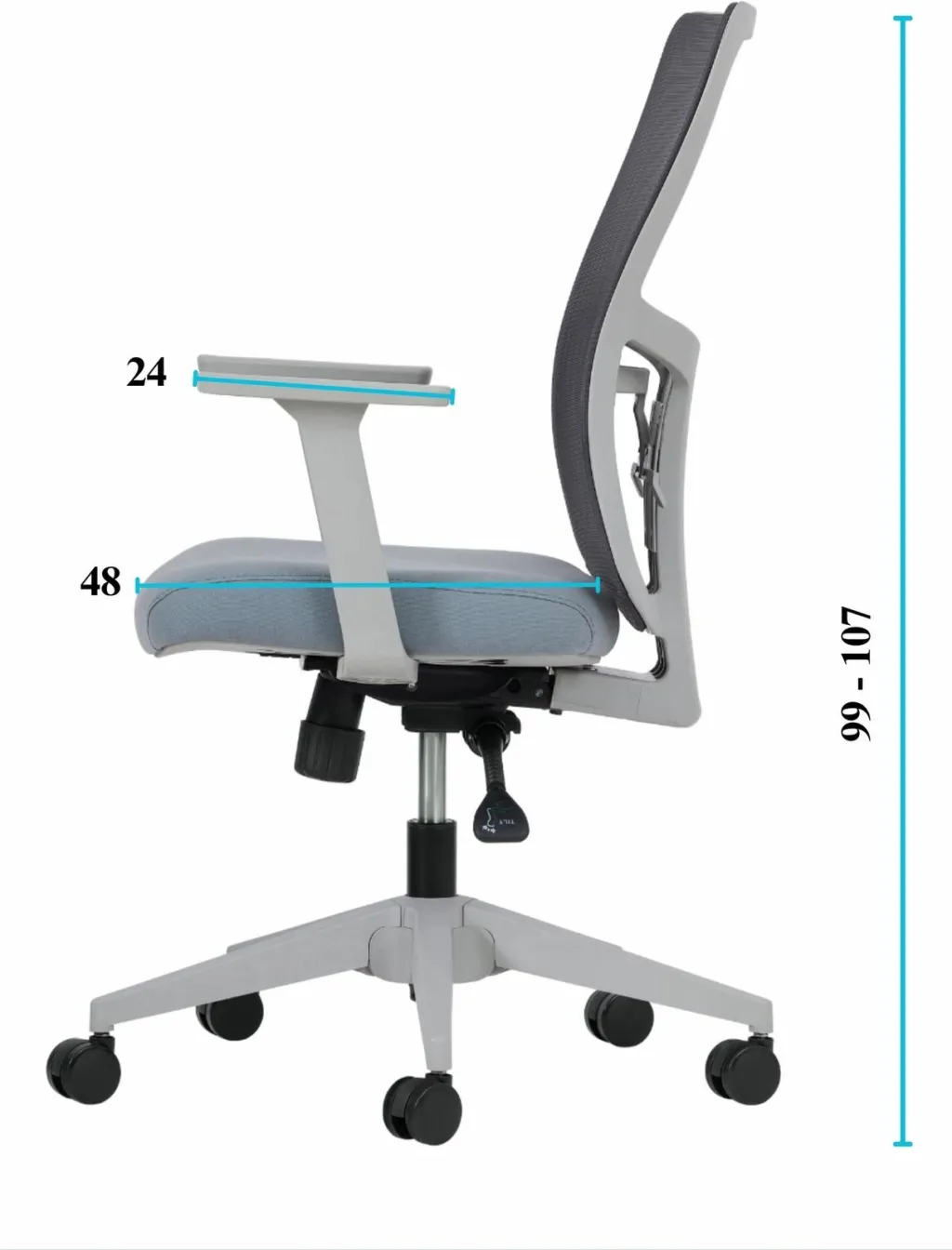 Set karrigesh zyre (2 copë), Skye Decor, lumbar 108, gri - 11